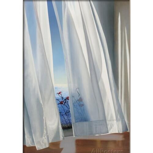 Decorative Art Oversea View Twilight Lilies by Alice Dalton Brown Painting High Quality Photo on canvas Landscape Hand painted