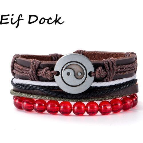 Красные браслеты Eif dock China At AliExpress