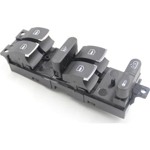 Chrome Master Window Controller Switch High Quality Driver Side Hot Sell For VW/Jetta/Golf/GTI/MK4/Passat/B5 3BD959857