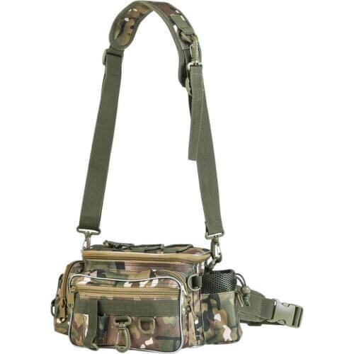 Camouflage Road Sub Bag Outdoor Photography Fishing Gear Fishing Boat Bait Accessories Bag Fishing Bag