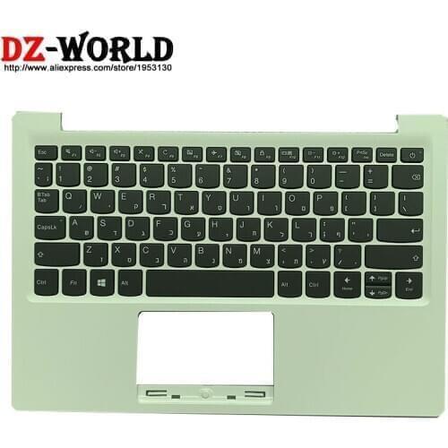Hebrew Israel Keyboard with Shell C Cover Palmrest Upper Case for Lenovo Ideapad 120S-11IAP Winbook 5CB0P23797