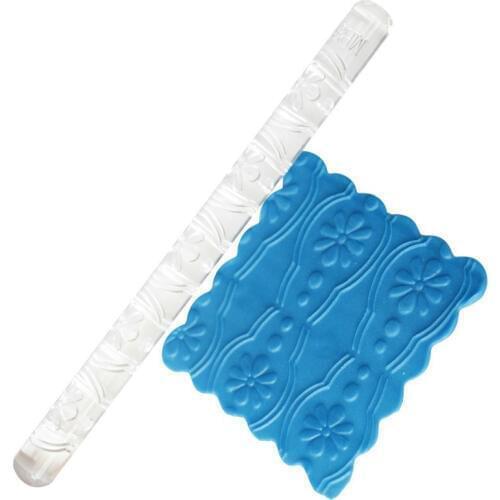 Mini Acrylic Pad Fondant Rolling Pin Dough Roller Cup Cake Top Decoration Roller