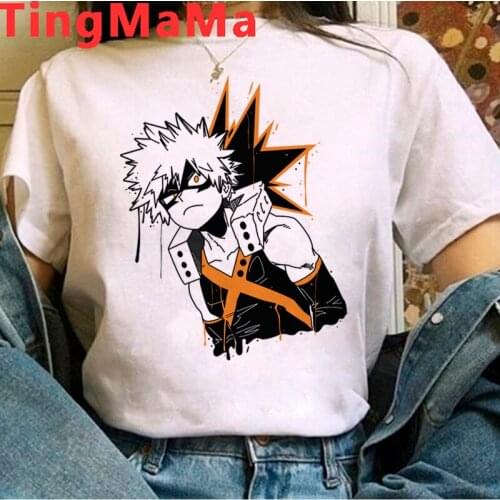 My Hero Academia Boku No Hero Academia Midoriya Izuku Deku tshirt top tees men casual ulzzang japanese white t shirt t shirt