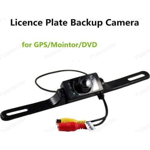 New! for GPS/Mointor/DVD Waterproof CMD Rear View 7 LED Backup Licence Plate Camera Night Vision