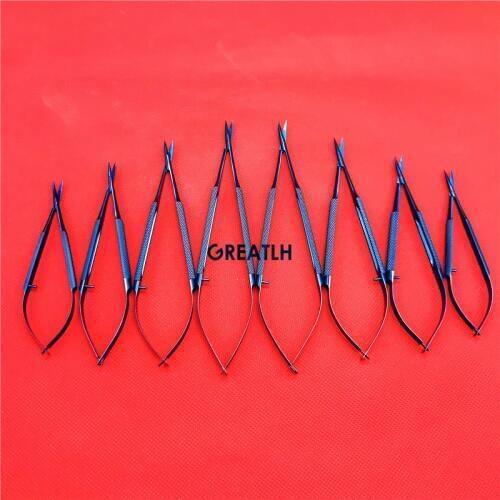 Titanium alloy Scissors ophthalmic Forceps Tweezers microsurgical eye instruments