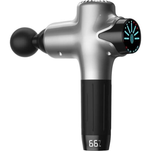 Highest Profile 4800 mAh Body Massage Gun 8 Heads Deep Tissue Muscle Therapy Massager Recovery Pistol Relax Fitness Pain Relief