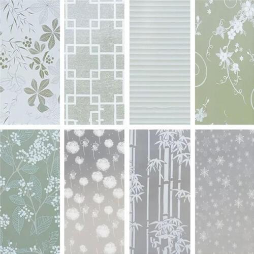 Self-adhesive Privacy Window Film on Glass Sticker FrostedStained toning decorative films bathroom office Home Decor 45*200cm
