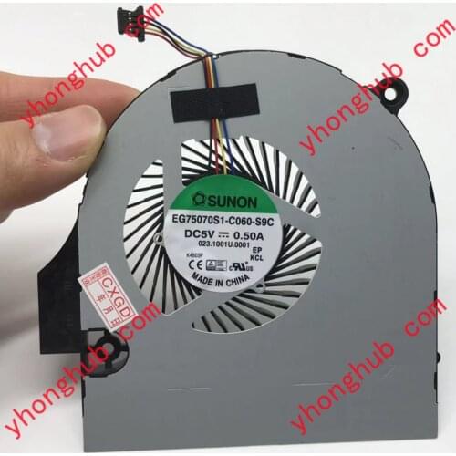 SUNON EG75070S1-C080-S9C DC 5V 4-Wire Server Laptop Cooling Fan