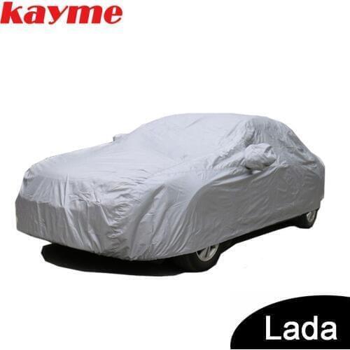 Kayme Full Car Covers Dustproof Outdoor Indoor UV Snow Resistant Sun Protection polyester Cover universal for Lada