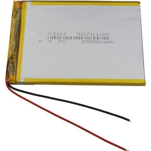 XINJ 3.7V 2500mAh Lithium Polymer Battery li po 3070100 For Plate PAD phone IPTV Set tv box E-book MID Portable DVD Tablet PC