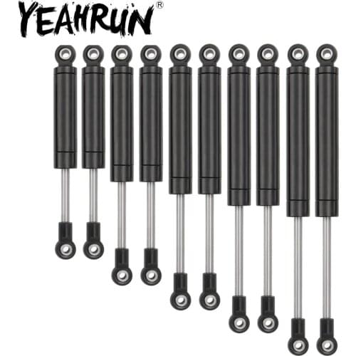 YEAHRUN 80/90/100/110/120mm Metal Shock Absorbers Damper Built-in Spring for TRX-4 Axial SCX10 1:10 Scale RC Crawler Car Parts