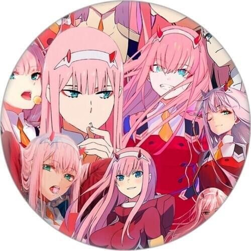 Darling In The Franxx58mm Badge Brooch 02 Cartoon Pin Decorative Metal Badge Clothes Backpack Hanging Accessories