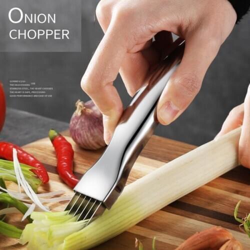 1Pcs New Stainless Steel Green Onion Vegetable Shredder Slicer Shredder Kitchen Supplies