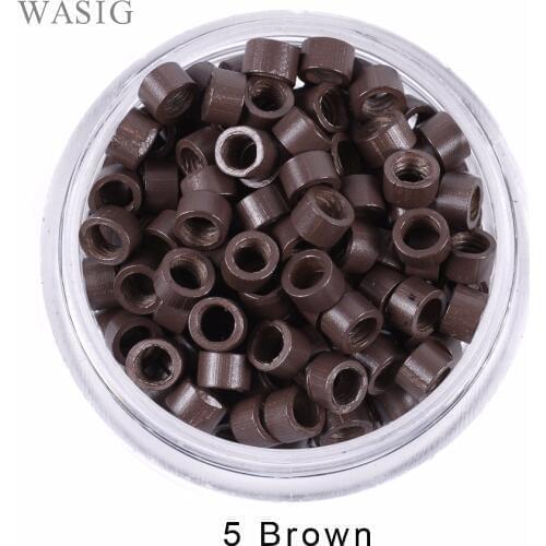 1000Pcs 4.0 mm Hair Extension Microringe Micro Links Rings Beads Links With Screws Thread Aluminium