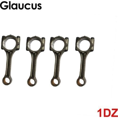 4pcs 1DZ engine connecting rod for Toyota Forklift Tug 2486cc 2.5L 13201-59049 13201 59049 1320159049