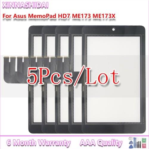 5PCS/For Asus MeMO Pad 7 ME173 ME170 Touch Screen For ASUS MeMO Pad FHD 10 ME302 ME301 Touch Screen Digitizer Glass Sensor Table