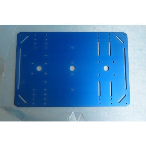 Aluminum Alloy Metal Frame Plate Board Heavy Load Panel For Arduino Diy Robot 2wd 4wd Smart Car Chassis