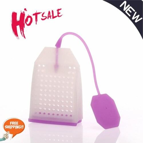 Tea Strainers Tea Infusers Food Grade Silicone Tea Strainer Bags Coffee Loose Tea Leaves Infusers 1PCS Kitchen Accessories