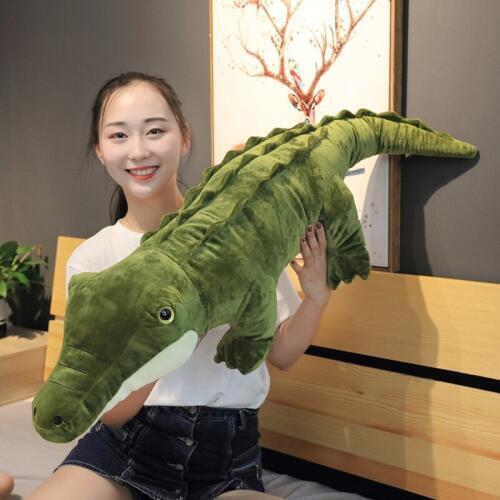 90-120cm Crocodile Plush Toys Soft Stuffed Animal Dolls kids toy pillow sofa backrest gifts
