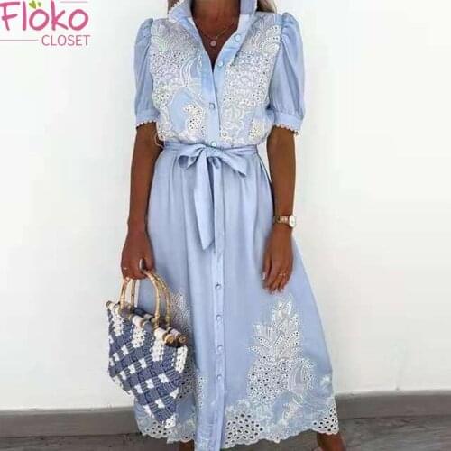 FlokoCloset Summer Dresses With Lace