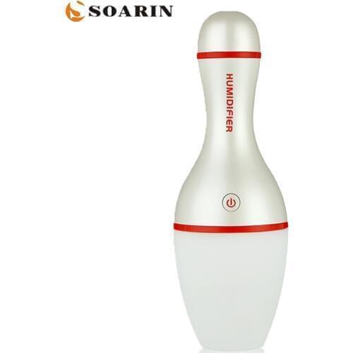 SOARIN Mini Air Humidifier USB For Car Essential Oil Diffuser 150ml Aroma Diffuser Humidifier Mini Car Led Humidifiers Aromatera