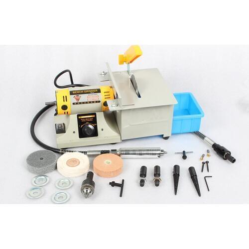 Multifunction Jewelry Polishing Cutting Holing Engraving Machine Mini Electric Cutter For Stone Jade Wood With 350W