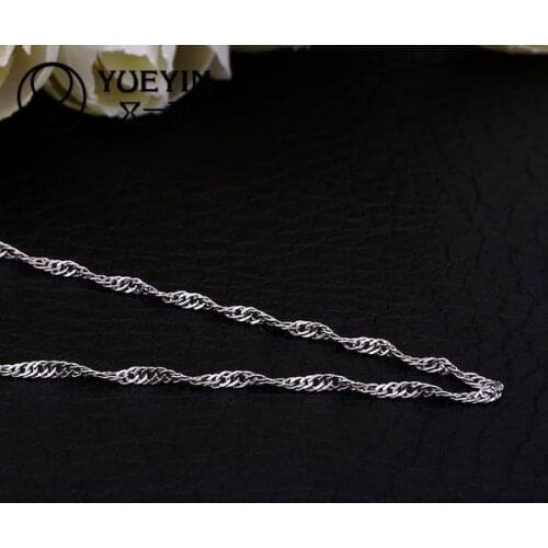 Yellow Gold color necklace for Women Colar Feminina Bridal wedding Jewelry wholesale Romantic Collar de la Mujer