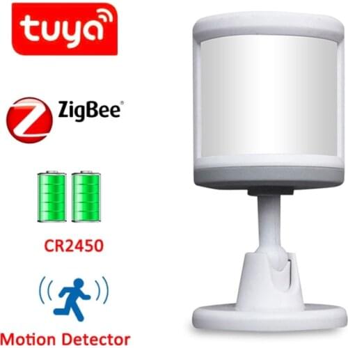 Tuya ZigBee PIR Sensor ZigBee Movement Motion Security Human Body Sensor Motion Detector Home Alarm System ZigBee PIR Sensor