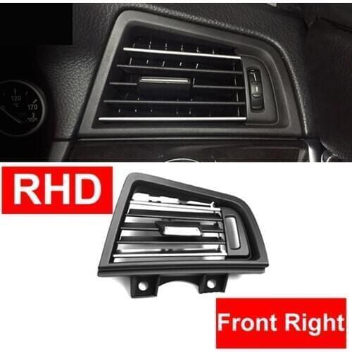 RHD Right Hand Drive Front Right AC Air Conditioning Vent Grille Outlet Panel With Chrome Plate For BMW 5 Series F10 F18 520 525