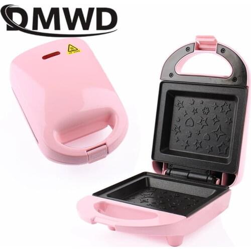 Bread Sandwich Maker Mini Light Food Waffle Muffin Breakfast Machine Egg Omelette Pan Pressure Toaster Grill Panini Oven Heater