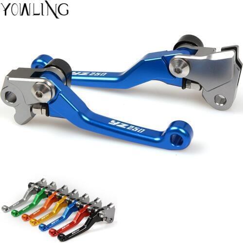 CNC Pivot Foldable Brake Clutch Levers FOR YAMAHA YZ250 2008 2009 2010 2011 2012 2013 2014 Dirtbike Brakes Clutch Handbrake