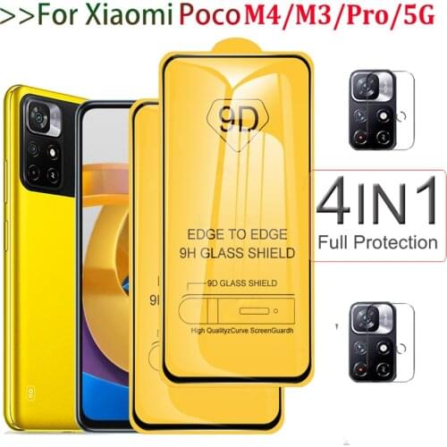 3D High Definition Tempered Glass for Xiaomi Poco M3 Glass Lens & Screen Protector Poco-M3 Poco M 3 Smartphone Protective Glass