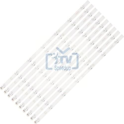10PCS LED Backlight Strip 7lamps GC49D07-ZC21FG-01 7S1P 303GC490031 For 49PUF6261/T3
