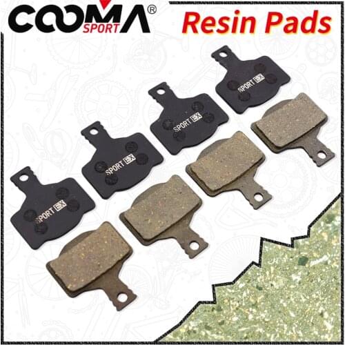 Bicycle Brake Pads for Magura MT2 MT4 MT6 MT8 Disc Brake, 4 Pairs, Resin Black Class