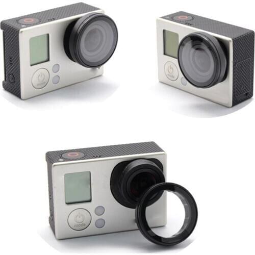 Camera Glass Lens Adapter Ring Cap Cover Protector for GoPro 3 3+ 4