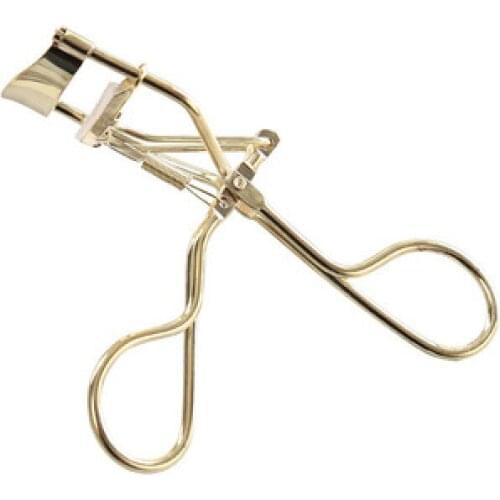 1 Piece Protable Stainless steel Long lasting Gold Eyelashes Curler Tweezer Curling Eye Lashes Clip Cosmetic Beauty Makeup Tool