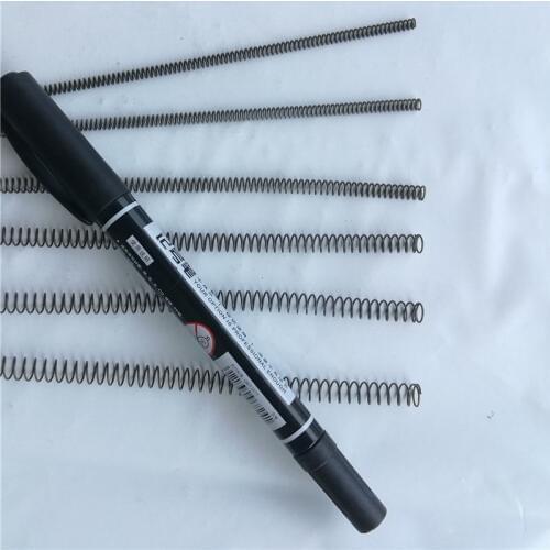 10pcs 0.5mm*3-8mm galvanized spring plastic heat sealing cold cut tip glue stick spring bag making machine parts305mm