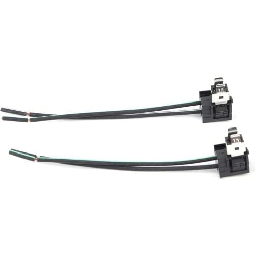 2Pcs Headlight Lamp Bulb Socket Wiring Harness Connector Plug Adapter Line for H1 Bulb New