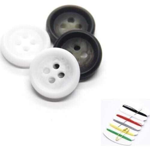 9/10/11mm Resin Horn Pattern Shirt Buttons For Clothing Pants Small Garment Decorations Handmade Sewing Accessories Wholesale