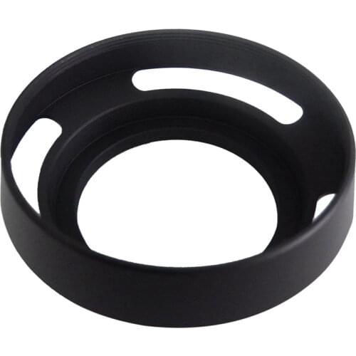Lens Hood,Spiral Metal Camera Lens Hoods 46 mm for Olympus 12 mm 2 ED (EW-M1220)