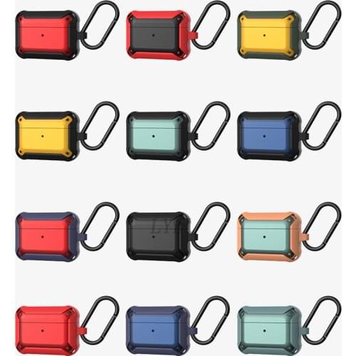 Cover for Airpods Pro Case Silicone Anti-fall Coque for Apple AirPods Pro 3 Accessories Wireless Earphone Case with Keychain New