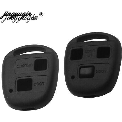 Jingyuqin 2 3 B Remote Key Shell For Toyota Camry RAV4 Corolla Prado YARIS Land Cruiser No Blade Key Fob Case Replacement