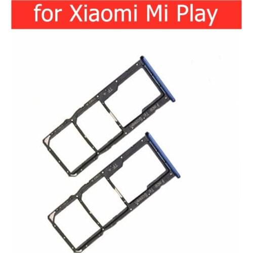 For Xiaomi Mi Play Card Tray Holder SIM Micro SD Card Slot Adapter Holder Repair Spare Parts