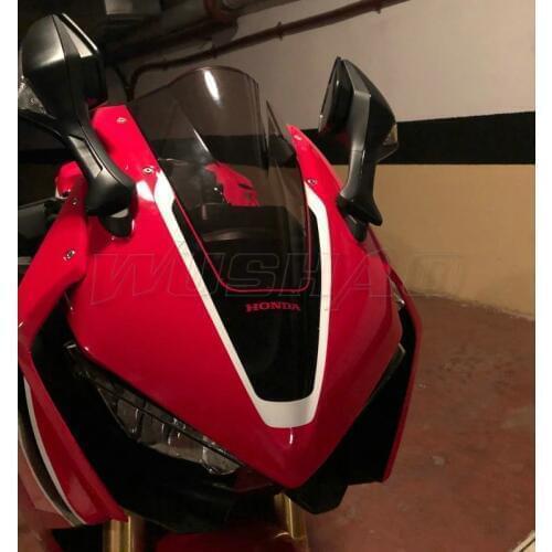 Motorcycle Double Bubble Windshield WindScreen Screen For 2017 2018 2019 Honda CBR1000RR CBR 1000 RR Fireblade SP SP2 Smoke