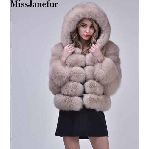 Fox Coats Women Winter Top Fashion Pink Real Fur Coat Elegant Thick Warm Outerwear Genuine Fur Jacket Chaquetas Mujer