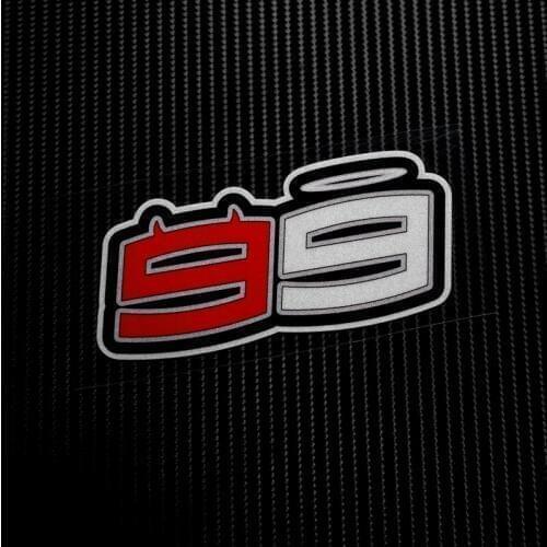 NO.LS024 Free shipping 99# Jorge Lorenzo 3M Reflective Car Stickers&Decals MOTO GP Bike Helmet Windshield ATV