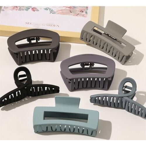 Fashion Hair Clips for Hair Women Claw Clip Elegant Solid Color Simplicity Hair Clips Girls Clip Hair Barrettes Hair Accessories