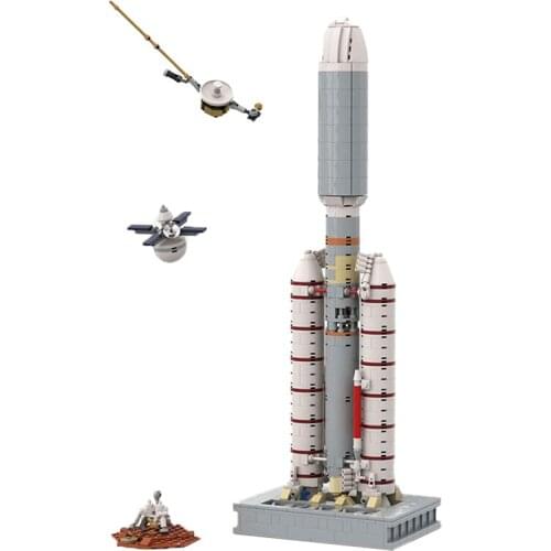 MOC IIIE Centaur 1:110 Space Building Blocks Bricks City High-Tech Model DIY MOC-61281 Toys For Kids Boys Birthday Gifts