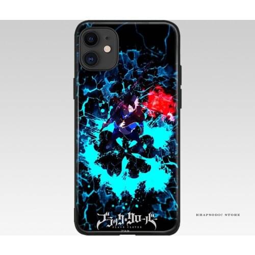 Asta Black Clover anime For iPhone 6 6s 7 8 Plus X XR XS 11 Pro Max soft silicone Phone case cover shell