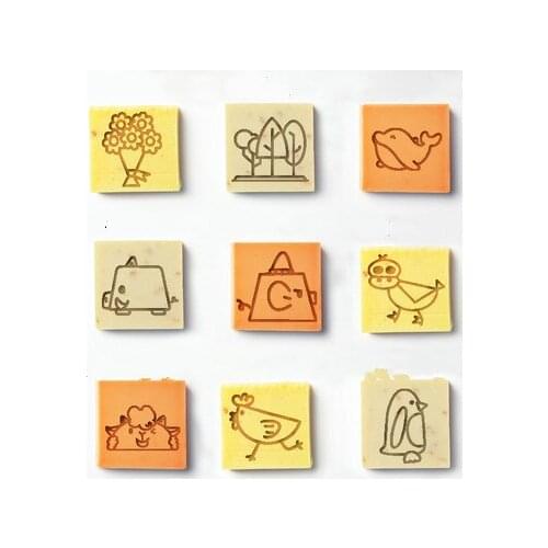 Natural handmade soap standard Mini soap diy stamp seal chapter